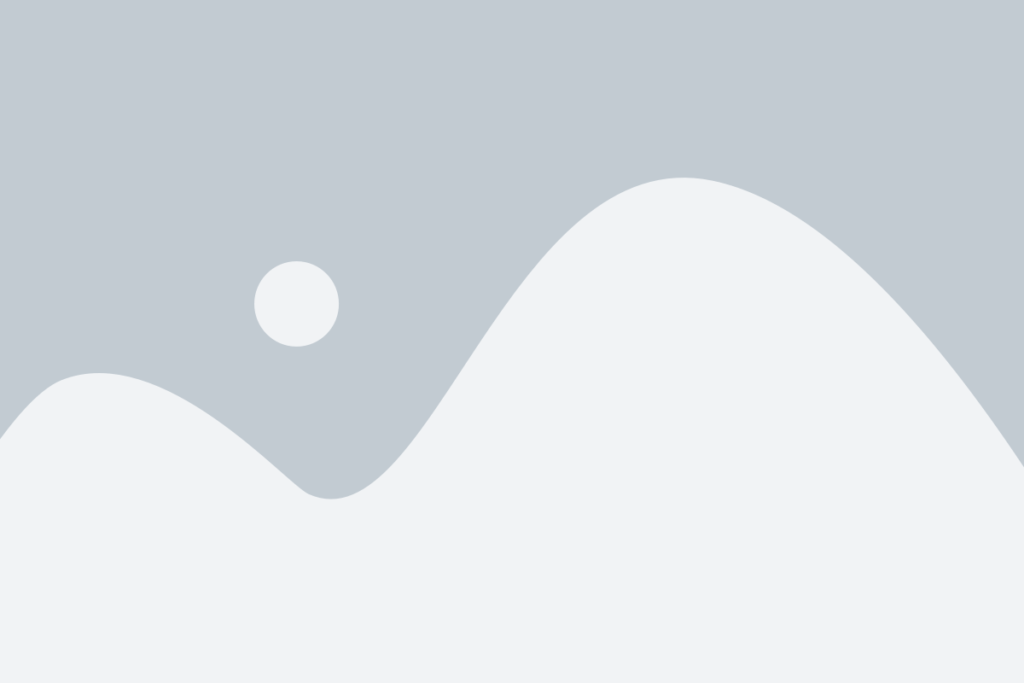 Stilisierte Illustration einer Hügellandschaft mit einem Mond oder einer Sonne